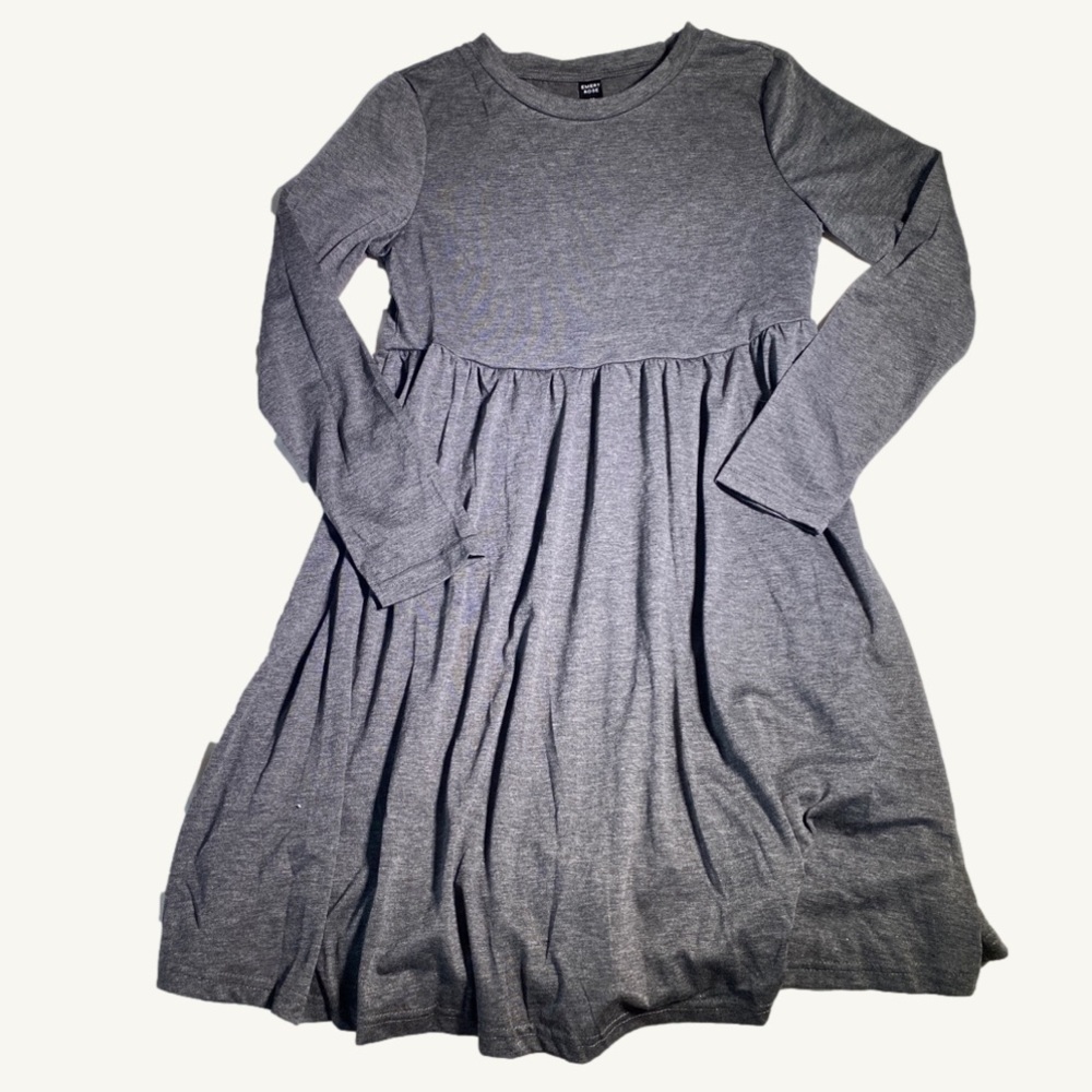 Emery Rose Dark Grey Long Sleeve Mid Length Dress Size Extra Small